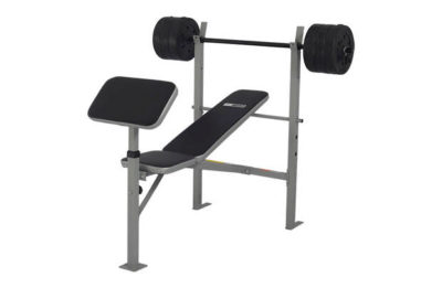 Pro Fitness Bench with 30kg Weights